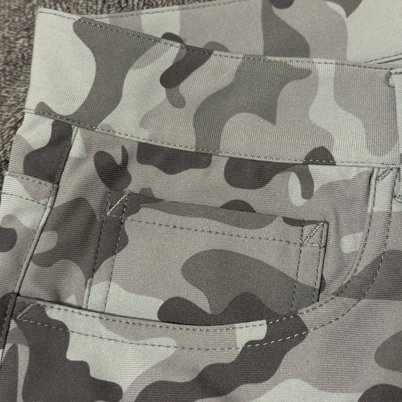 G/Fore Camo Golf Pants Men's Size 32/32 Green 5 Pocket Way Stretch - Picture 6 of 8